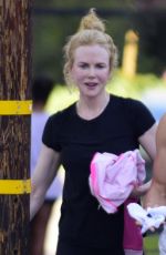 NICOLE KIDMAN at an Early Morning Spin Class on Her 48th Birthday in Los Angeles