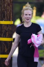 NICOLE KIDMAN at an Early Morning Spin Class on Her 48th Birthday in Los Angeles