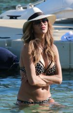 NICOLE SCHERZINGER in Bikini in Mykonos 06/28/2015