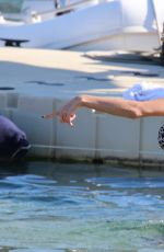 NICOLE SCHERZINGER in Bikini in Mykonos 06/28/2015