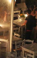NICOLE SCHERZINGER Night Out in Mykonos 06/28/2015