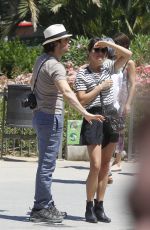 NIKKI REED and Iam Somerhalder Out and About in Barcelona 06/04/2015