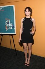 OLIVIA COOKE at Me and Earl and the Dying Girl Premiere in New York