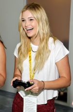 OLIVIA HOLT at 2015 E3 Gaming Convention in Los Angeles
