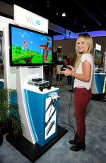 OLIVIA HOLT at 2015 E3 Gaming Convention in Los Angeles