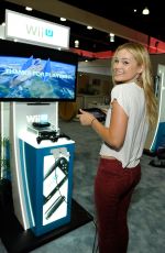 OLIVIA HOLT at 2015 E3 Gaming Convention in Los Angeles