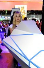 OLIVIA HOLT at 2015 E3 Gaming Convention in Los Angeles