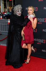 OLIVIA HOLT at Insidious Chapter 3 Premiere in Hollywood