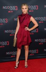 OLIVIA HOLT at Insidious Chapter 3 Premiere in Hollywood