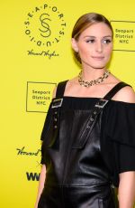 OLIVIA PALERMO at Seaport Studios Opening in New York