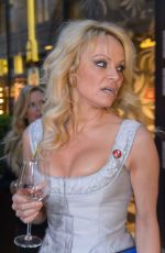 PAMELA ANDERSON at Fur Fur Fashion Show in Vienna