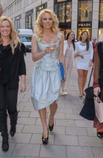 PAMELA ANDERSON at Fur Fur Fashion Show in Vienna
