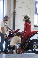 PENELOPE CRUZ on the Set of Zoolander 2 in Rome 06/26/2015
