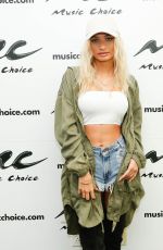 PIA MIA PEREZ at Music Choice in New York
