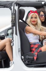 PIA MIA PEREZ in Bikini Filming Do It Again Music Video in Malibu 06/03/2015