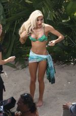 PIA MIA PEREZ in Bikini Filming Do It Again Music Video in Malibu 06/03/2015