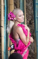 PIA MIA PEREZ in Bikini Filming Do It Again Music Video in Malibu 06/03/2015