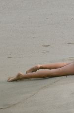 PIA MIA PEREZ on the Set of Do It Again Music Video in Malibu