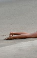PIA MIA PEREZ on the Set of Do It Again Music Video in Malibu