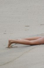 PIA MIA PEREZ on the Set of Do It Again Music Video in Malibu