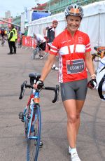 PIPPA MIDDLETON at London to Brighton Bike Ride for British Heart Foundation