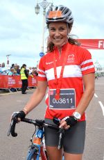 PIPPA MIDDLETON at London to Brighton Bike Ride for British Heart Foundation