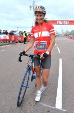 PIPPA MIDDLETON at London to Brighton Bike Ride for British Heart Foundation