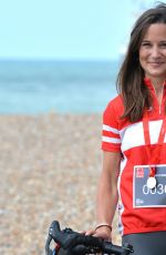 PIPPA MIDDLETON at London to Brighton Bike Ride for British Heart Foundation