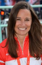 PIPPA MIDDLETON at London to Brighton Bike Ride for British Heart Foundation