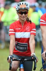 PIPPA MIDDLETON at London to Brighton Bike Ride for British Heart Foundation