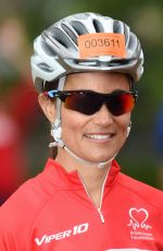 PIPPA MIDDLETON at London to Brighton Bike Ride for British Heart Foundation