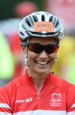 PIPPA MIDDLETON at London to Brighton Bike Ride for British Heart Foundation