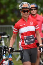 PIPPA MIDDLETON at London to Brighton Bike Ride for British Heart Foundation