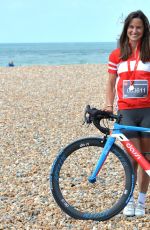 PIPPA MIDDLETON at London to Brighton Bike Ride for British Heart Foundation