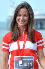 PIPPA MIDDLETON at London to Brighton Bike Ride for British Heart Foundation