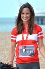 PIPPA MIDDLETON at London to Brighton Bike Ride for British Heart Foundation