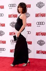 Pregnant EVANGELINE LILLY at Ant-man Premiere in Hollywood