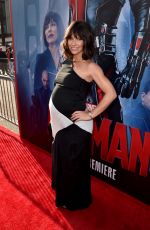 Pregnant EVANGELINE LILLY at Ant-man Premiere in Hollywood