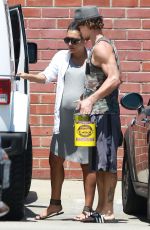 Pregnant NAYA RIVERA Out Shopping in Los Angeles 06/20/2015