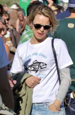 RACHEL MCADAMS at Greenpeace Rally in Vancouver