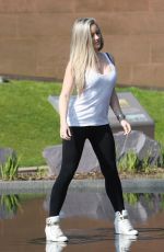 RACHEL RHODES Cooling Off Out in Liverpool 06/09/2015
