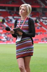 RACHEL RILEY at Manchester United Legends Charity Match at Old Trafford