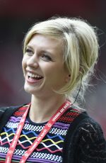 RACHEL RILEY at Manchester United Legends Charity Match at Old Trafford