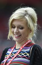 RACHEL RILEY at Manchester United Legends Charity Match at Old Trafford