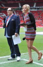 RACHEL RILEY at Manchester United Legends Charity Match at Old Trafford
