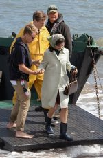 RACHEL WISZ on the Set of Donald Crowhurst Story in Teignmouth 06/03/2015