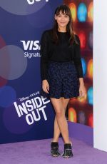 RASHIDA JONES at Inside Out Premiere in Hollwood