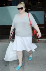 REBEL WILSON Leaves Her Hotel in New York 06/10/2015