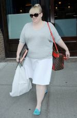 REBEL WILSON Leaves Her Hotel in New York 06/10/2015