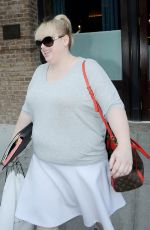 REBEL WILSON Leaves Her Hotel in New York 06/10/2015